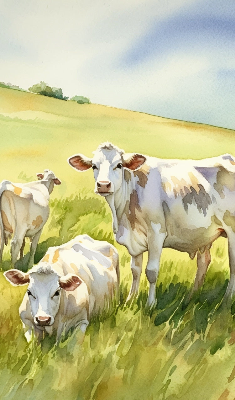 Cows in a Field