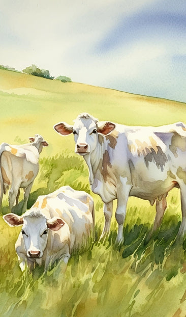 Cows in a Field
