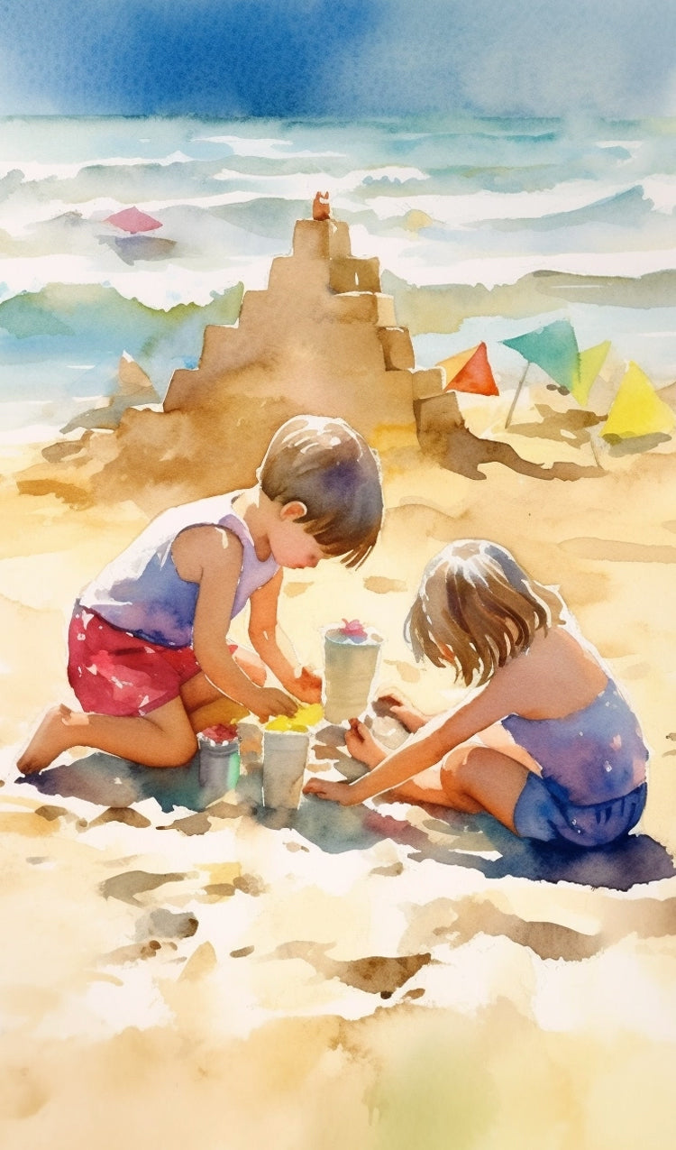 Children at the Beach
