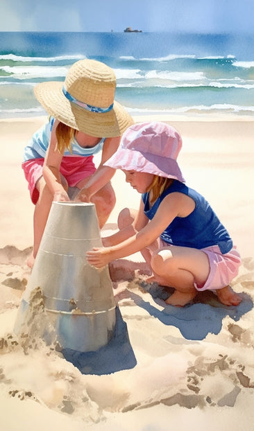 Girls at the Beach
