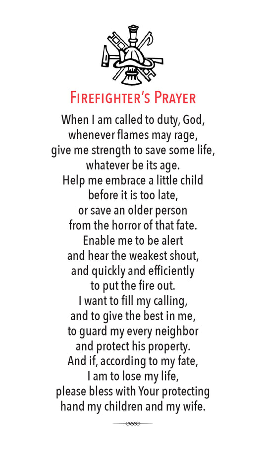 Firefighter’s Prayer