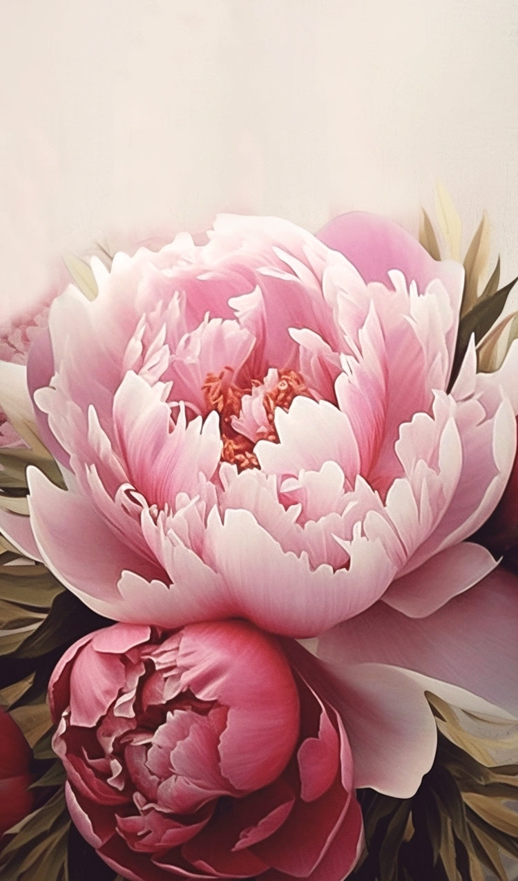 Pink and White Flowers