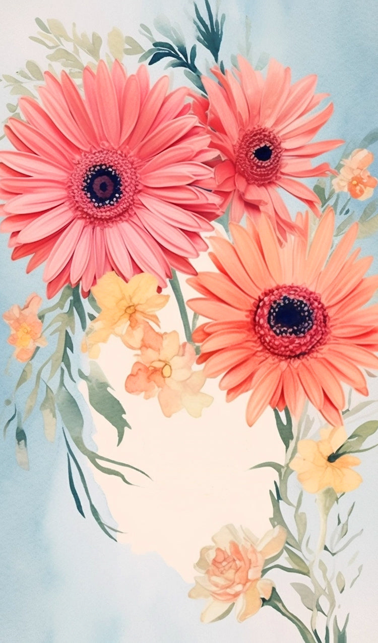 Pink Gerber Daisies
