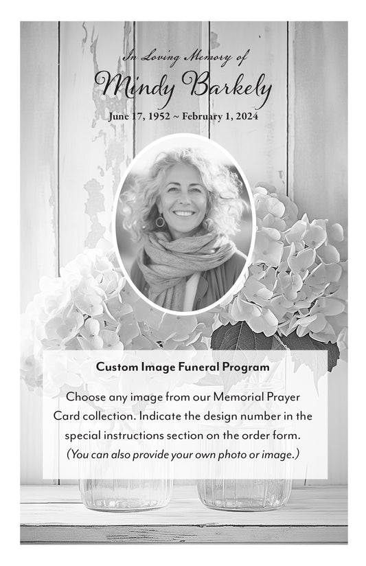Your Image Choice Funeral Program