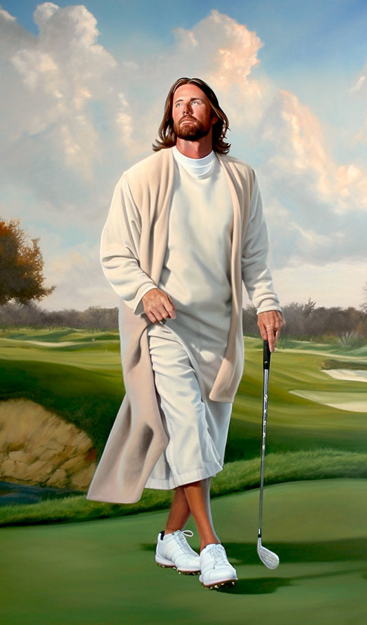 Jesus Golfing