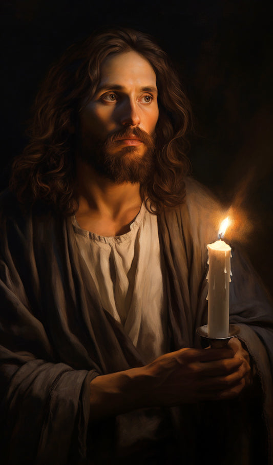 Jesus with Candle