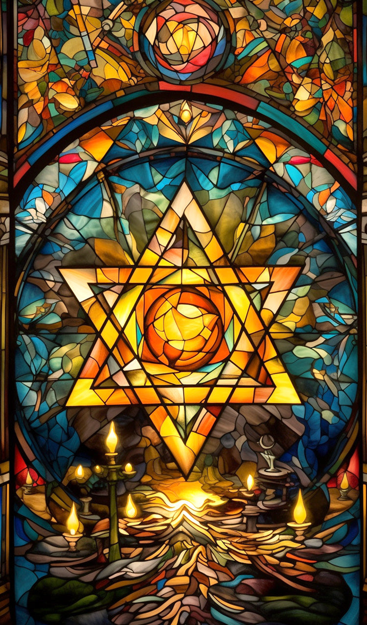 Judaica, Stained Glass Window