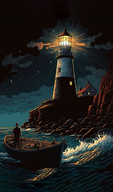 Lighthouse at Night