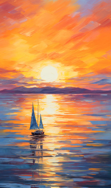 Sailboat at Sunset