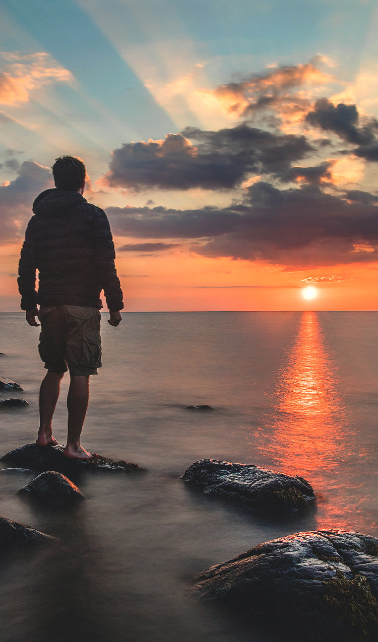 Man at Sunset