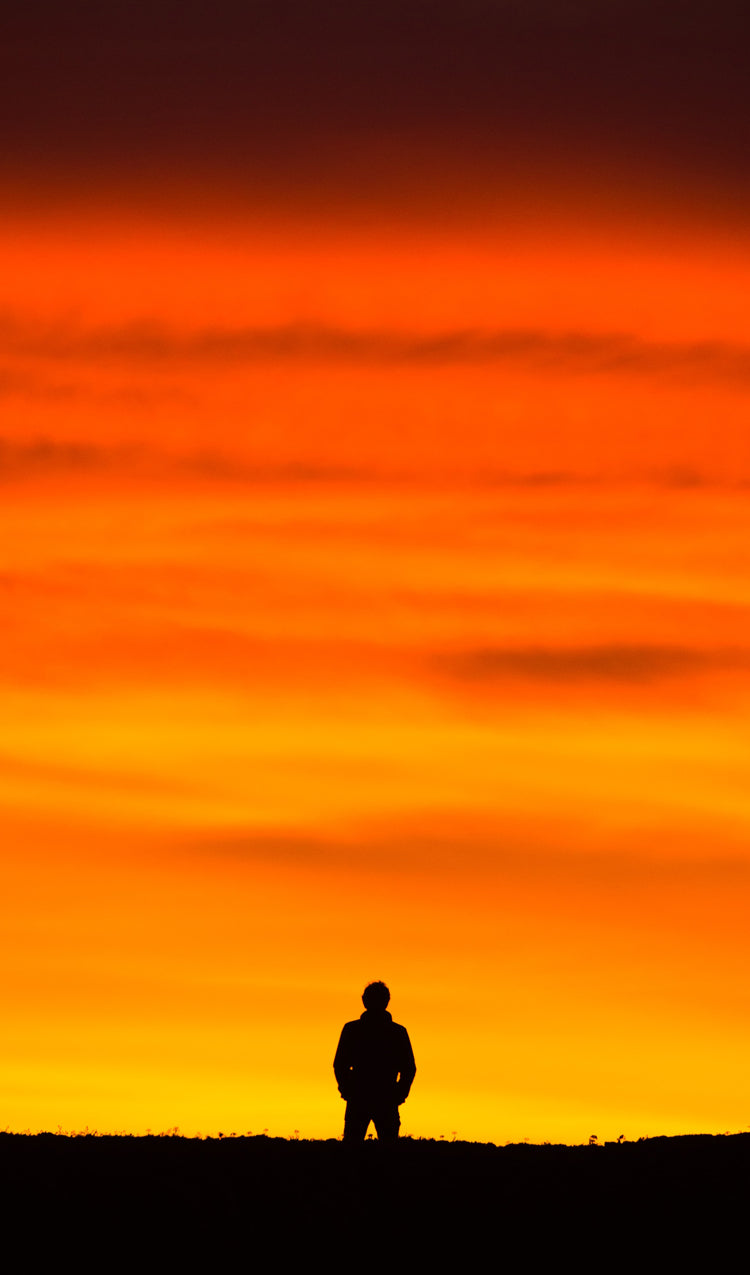 Man at Sunset