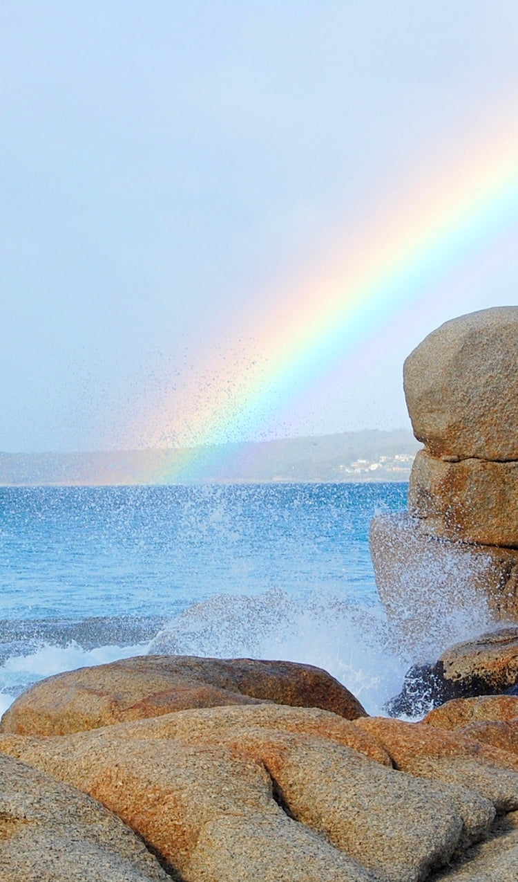 Rainbow at the Shore