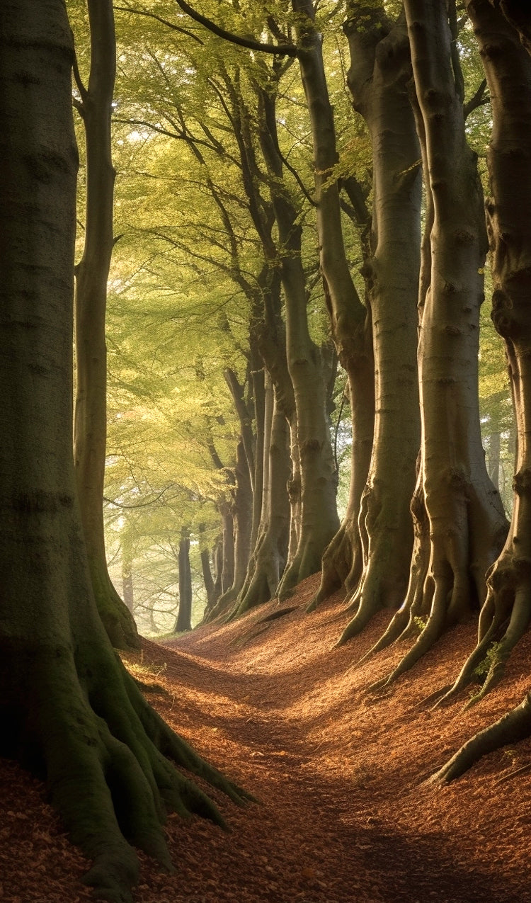 Walking Trail Through the Forest