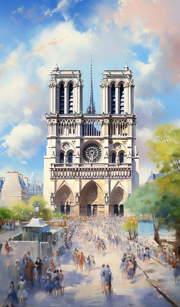 Notre Dame Cathedral, Paris, France