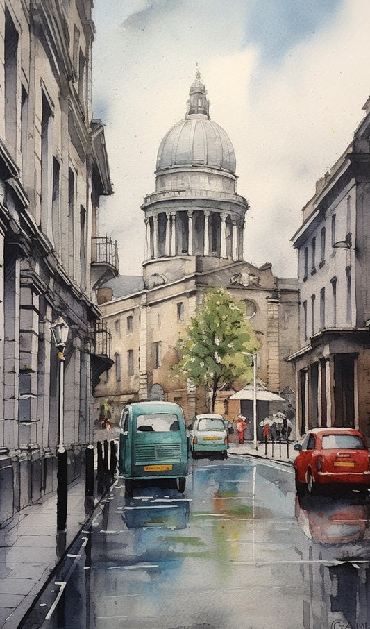 Street in Dublin, Ireland