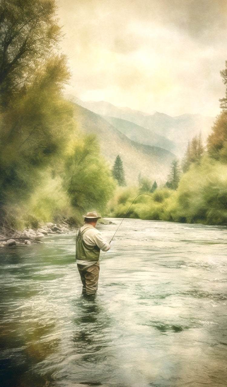 Fishing in a River