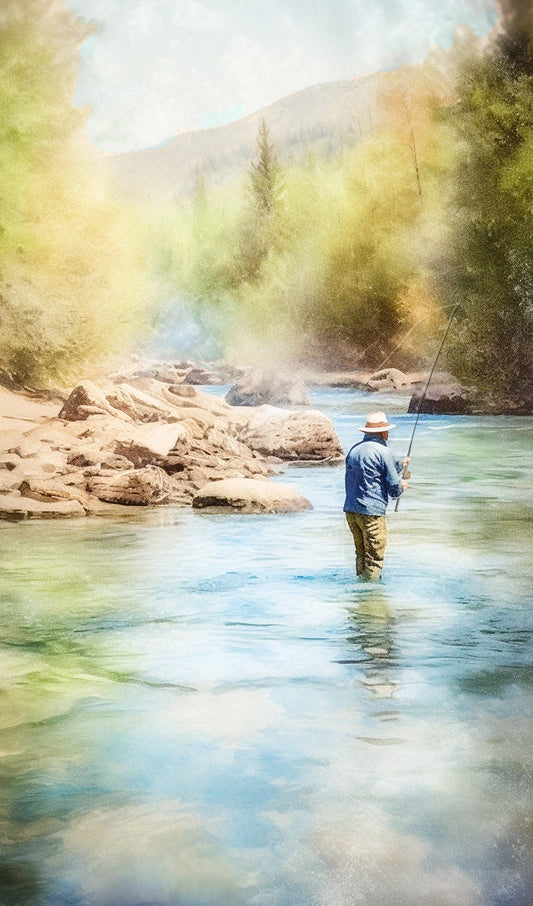 Fishing in a River