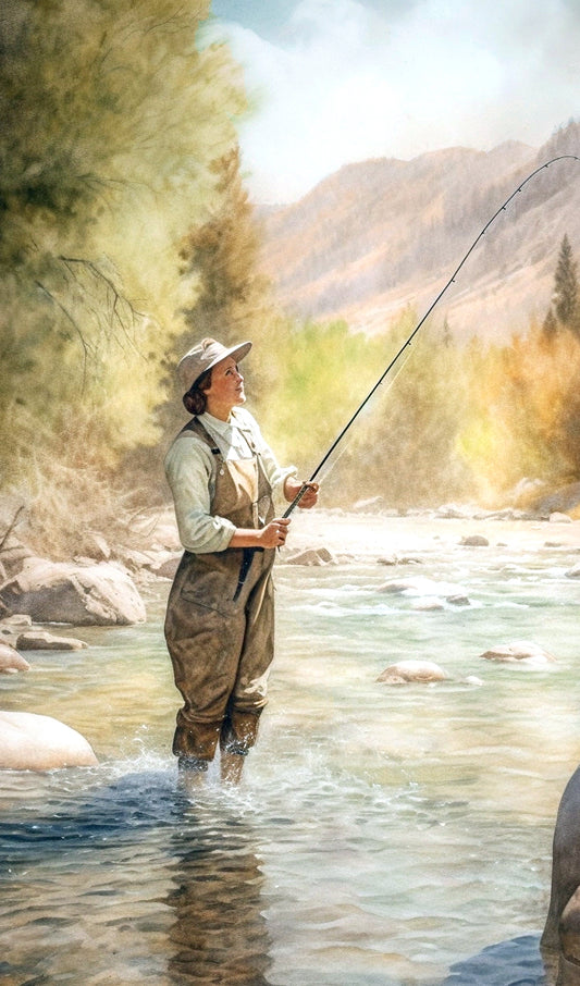 Fishing in a River