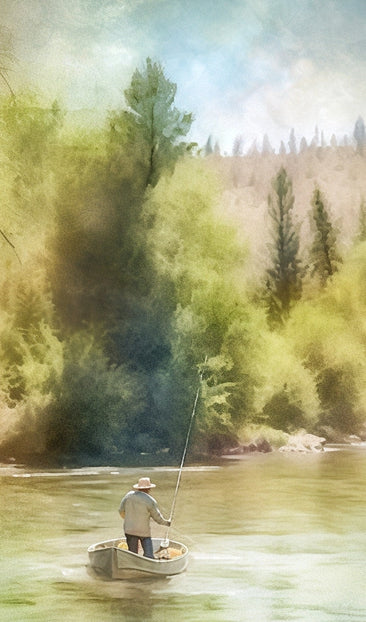 Fishing in a Row Boat