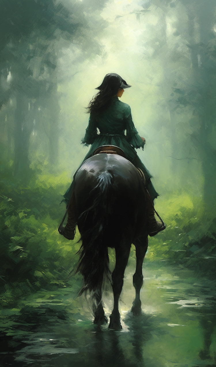 Woman on Horseback