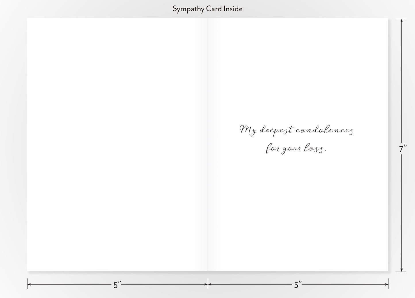 You're In My Thoughts - Sympathy Card