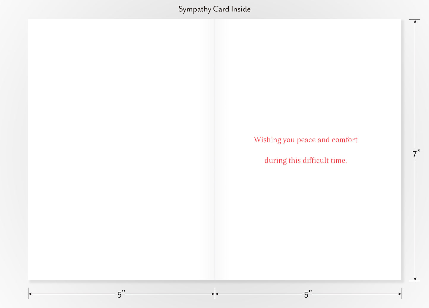 Cardinal in Winter - Sympathy Card