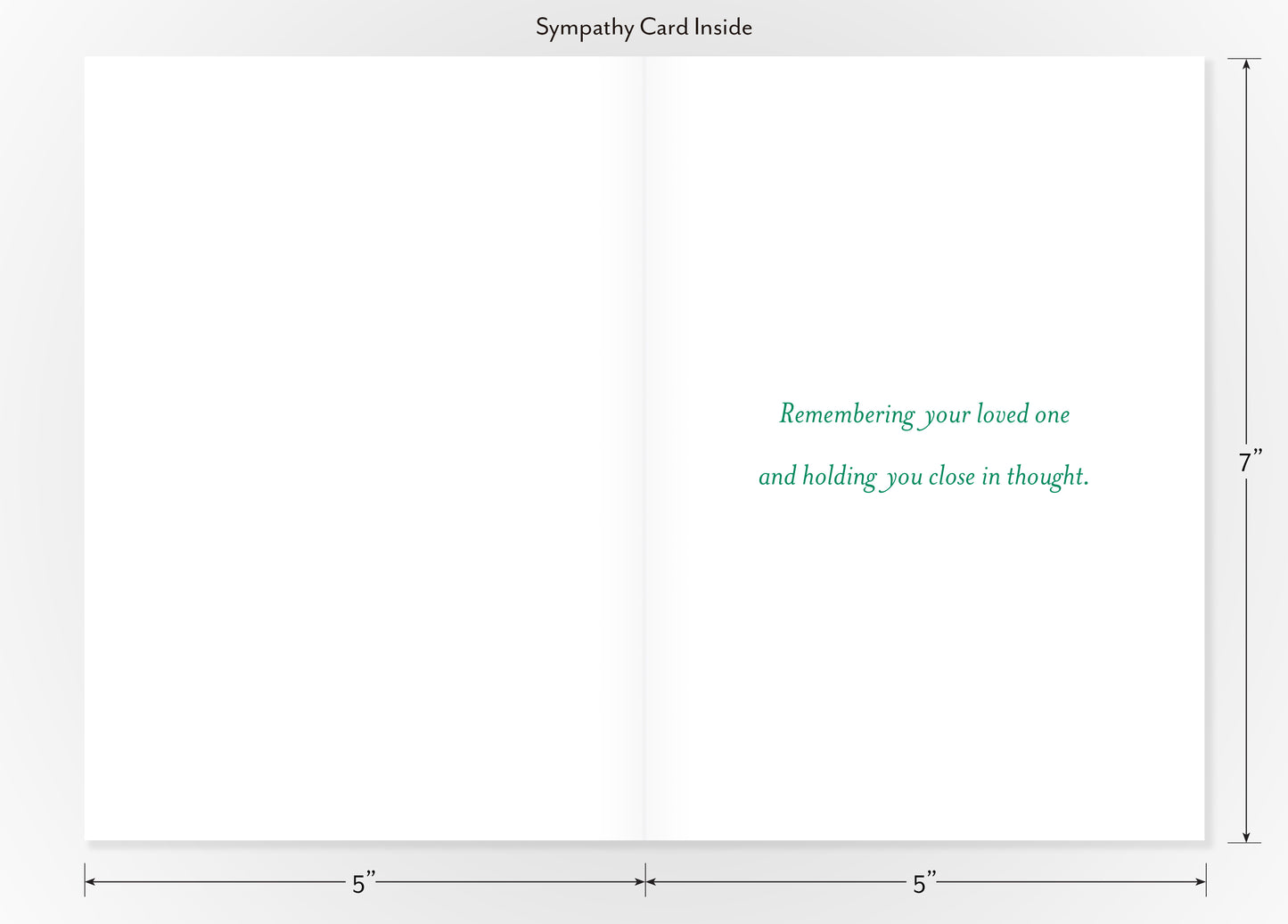 “With Deepest Sympathy” - Sympathy Card