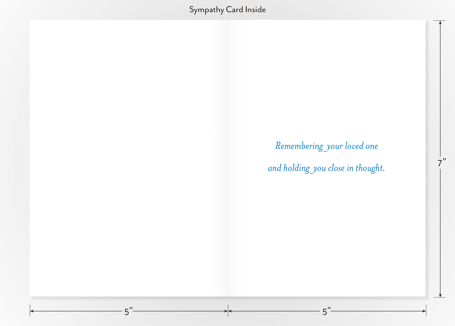 “With Deepest Sympathy” - Sympathy Card