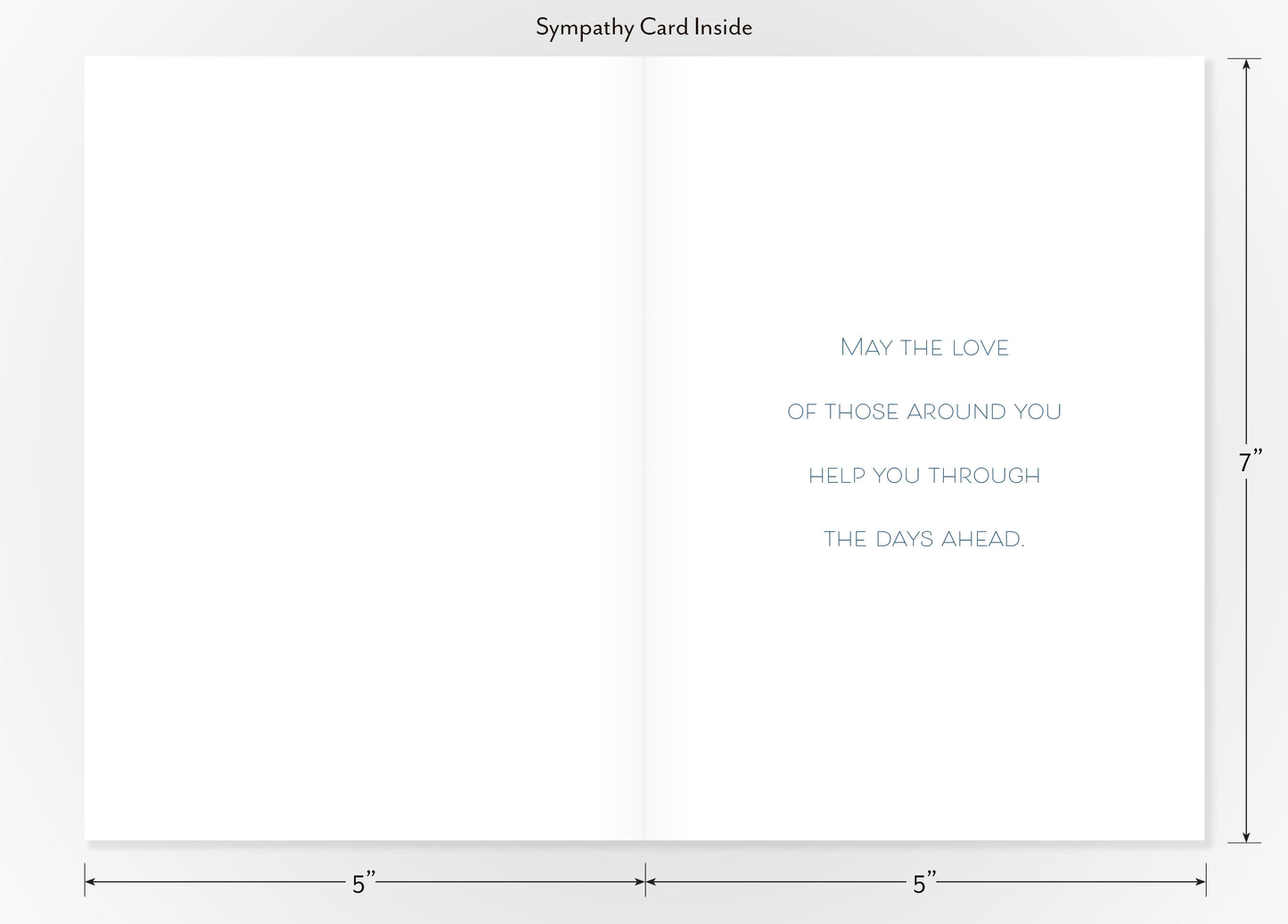 “With Deepest Sympathy” - Sympathy Card