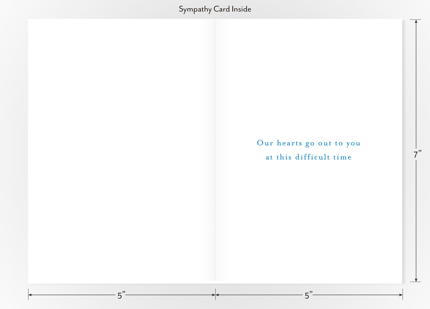 “With Heartfelt Sympathy” - Sympathy Card