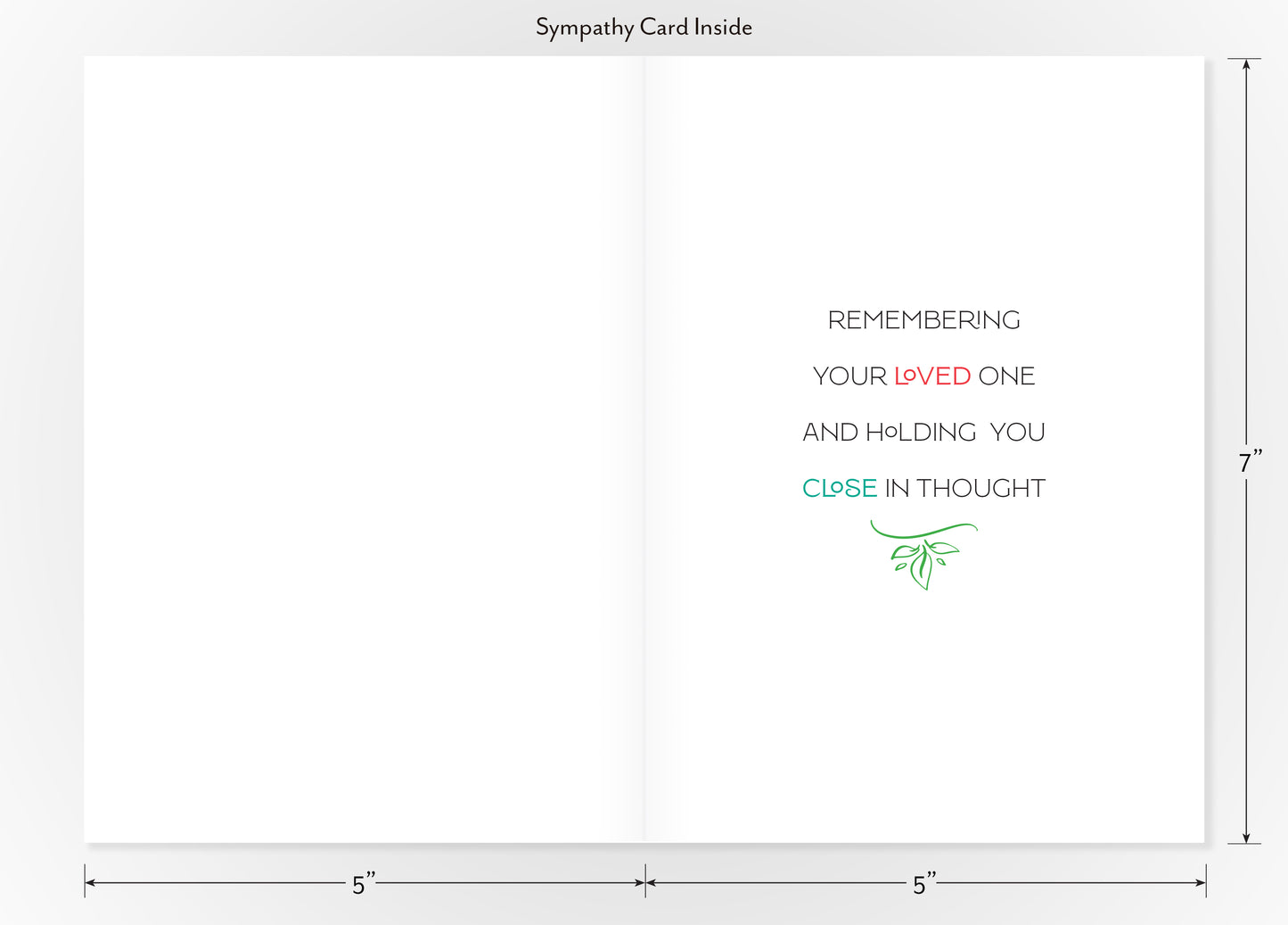“With Deepest Sympathy” - Sympathy Card