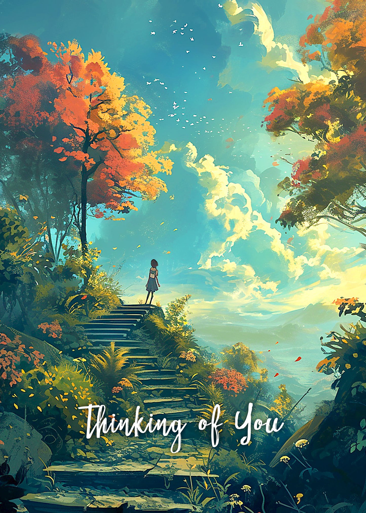 “Thinking of You” - Sympathy Card