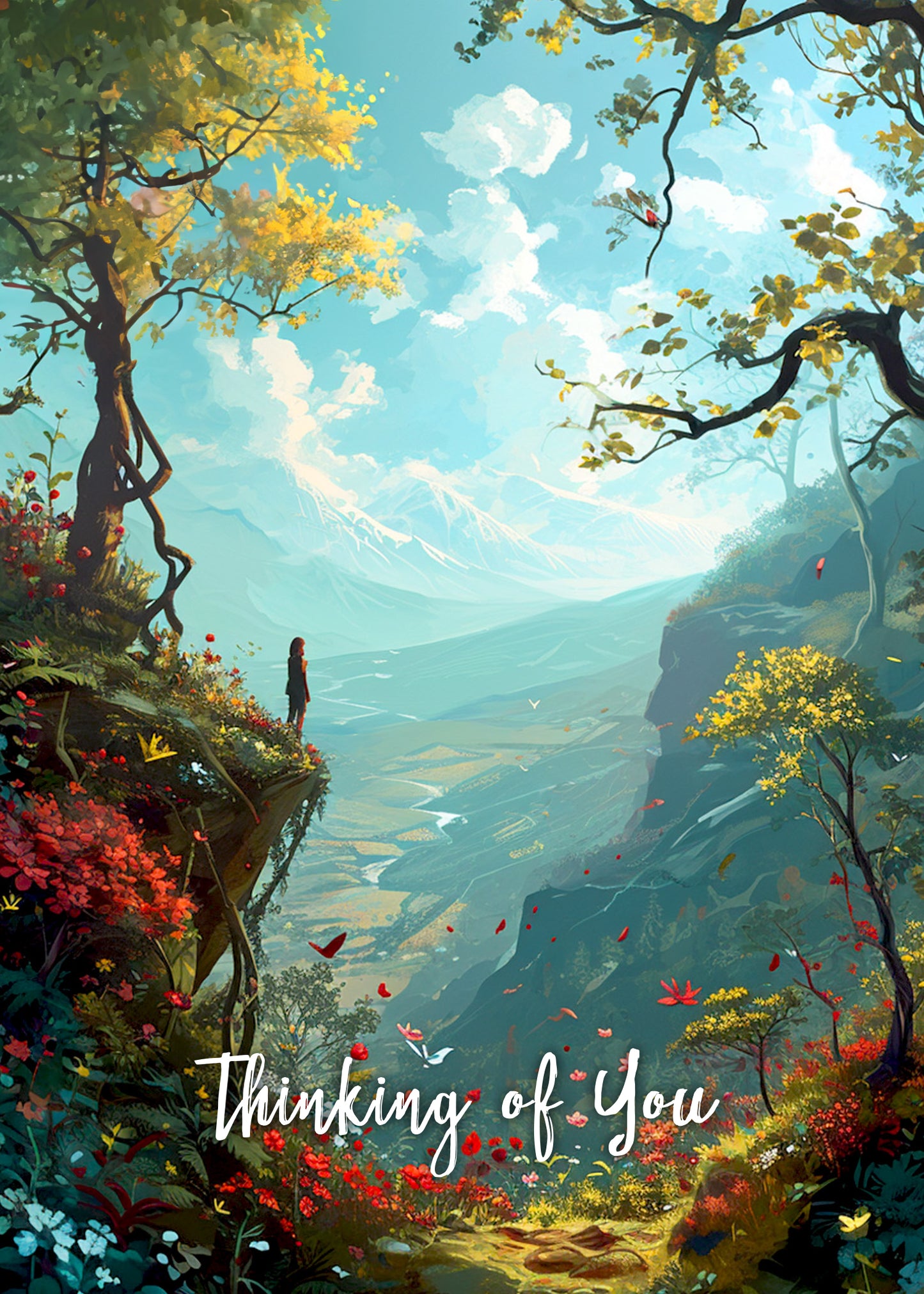 “Thinking of You” - Sympathy Card