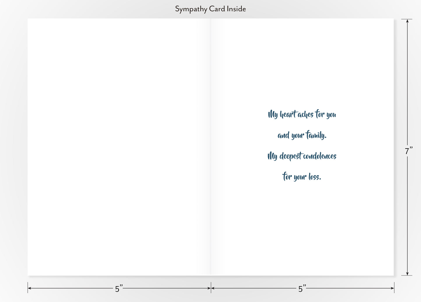 Words Aren't Enough - Sympathy Card