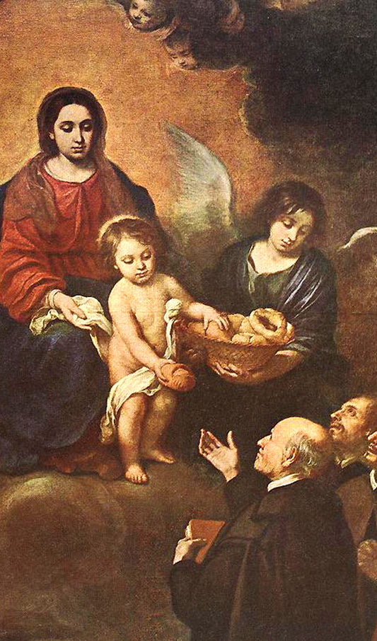 The Christ Child Distributing Bread to Pilgrims