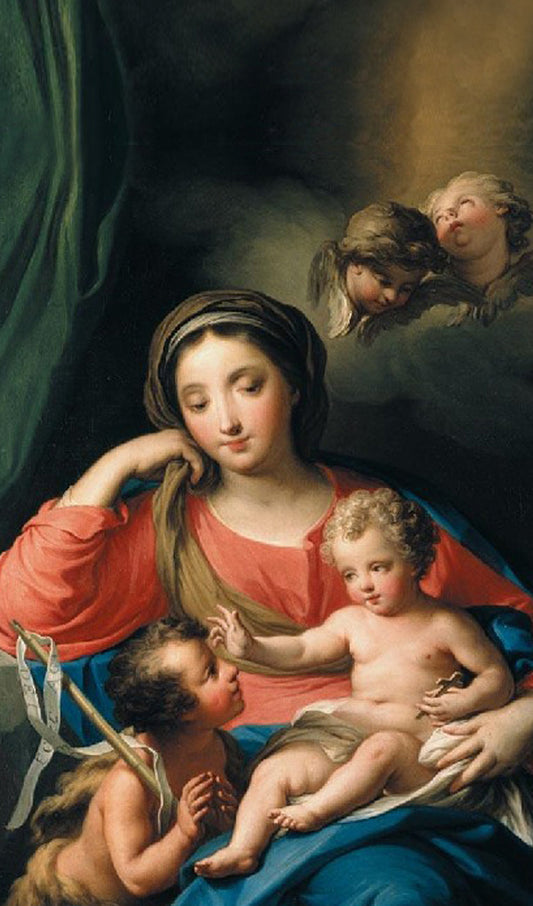 The Madonna And Child With The Infant Saint John The Baptist And Angels
