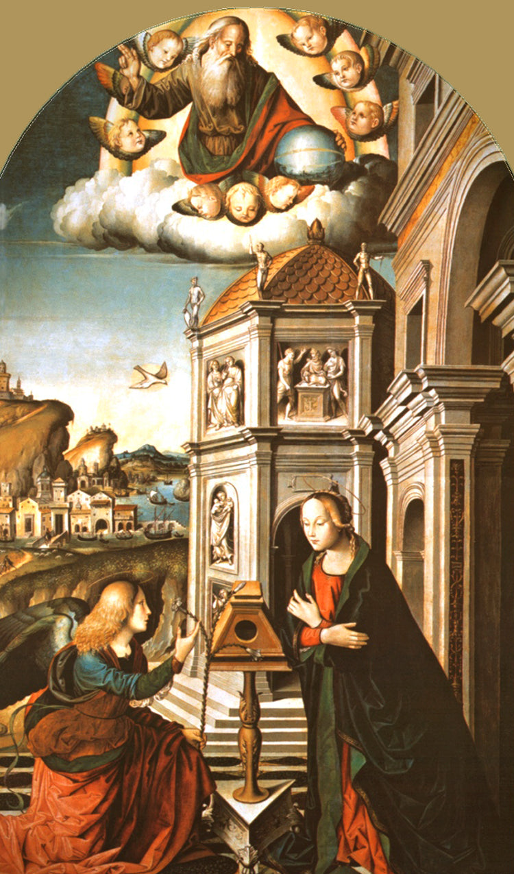 The Annunciation with City by the Sea