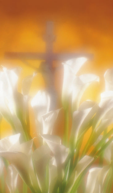Crucifix with Lilies