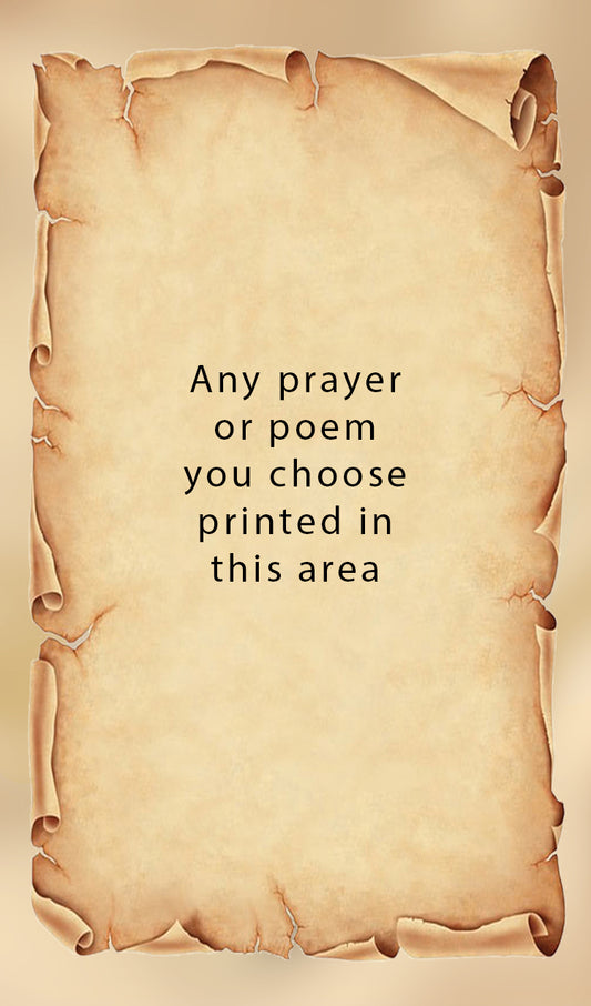 Parchment Prayer Card Background