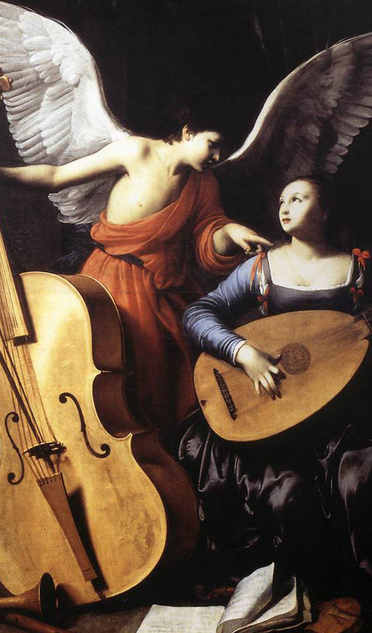 Angel and Saint Cecilia