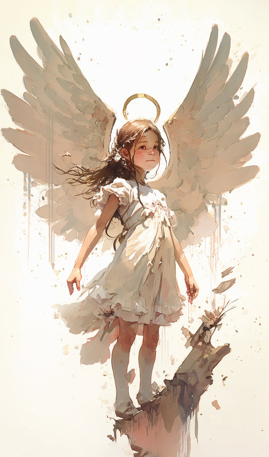 Young Girl Angel