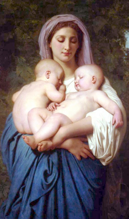 Mary with Baby Jesus and Baby John the Baptist