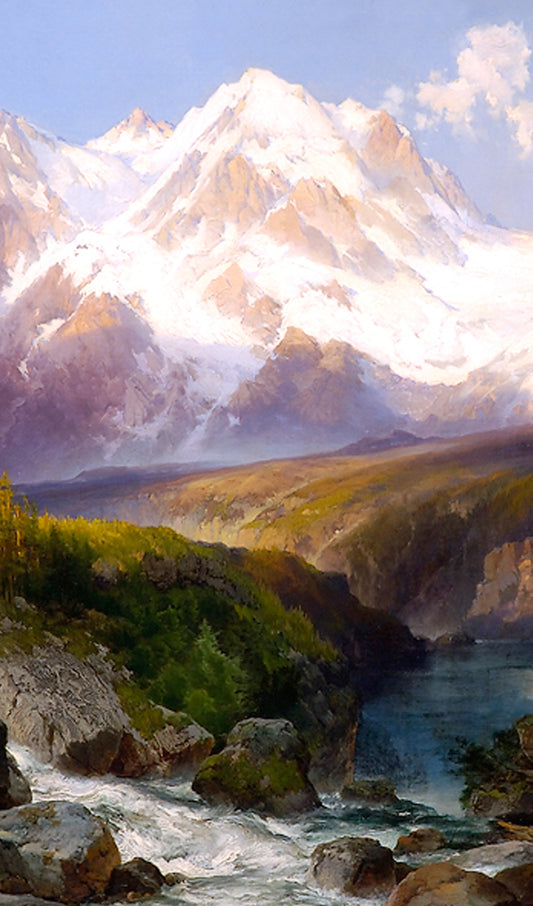 Mountain Stream Painting