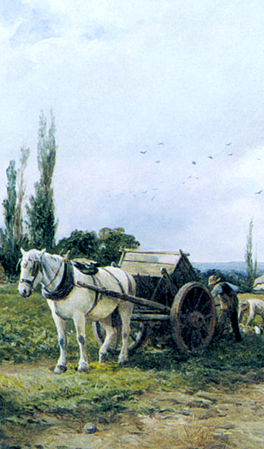 Horse Drawn Cart Painting