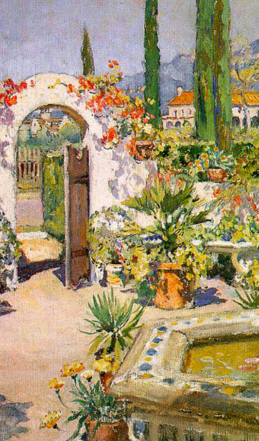 Garden in Spain Painting