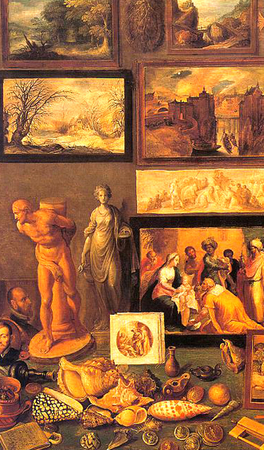 In the Artists' Studio Painting