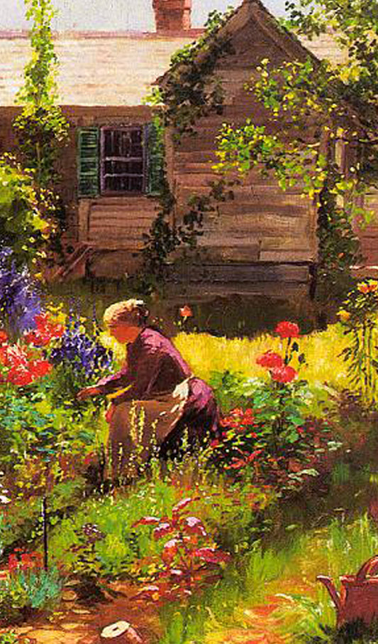 In the Garden Painting
