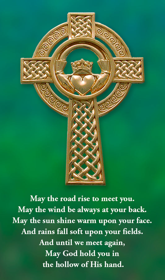 Claddagh Gold Celtic Cross