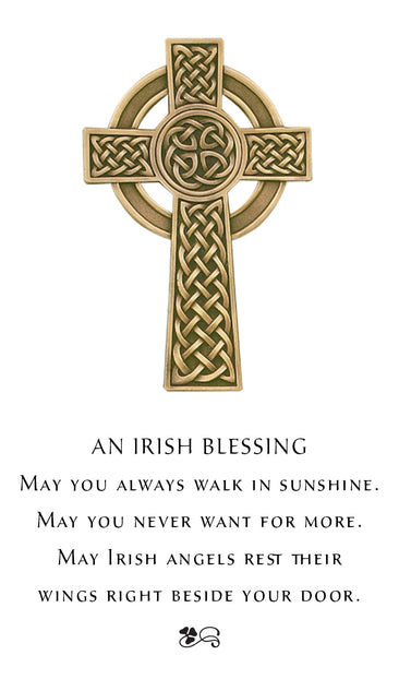 Celtic Cross on White Background