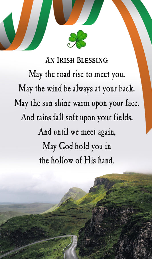 Irish Blessing with Ribbon